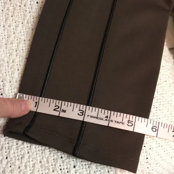 Bundle/3 Narrow Ankle, Stretch Waist, Pull on Pants - Black, Brown & Grey - Picture 8 of 9